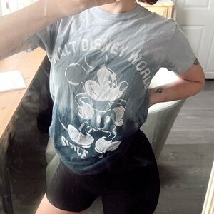 tie dye mickey mouse graphic tee
